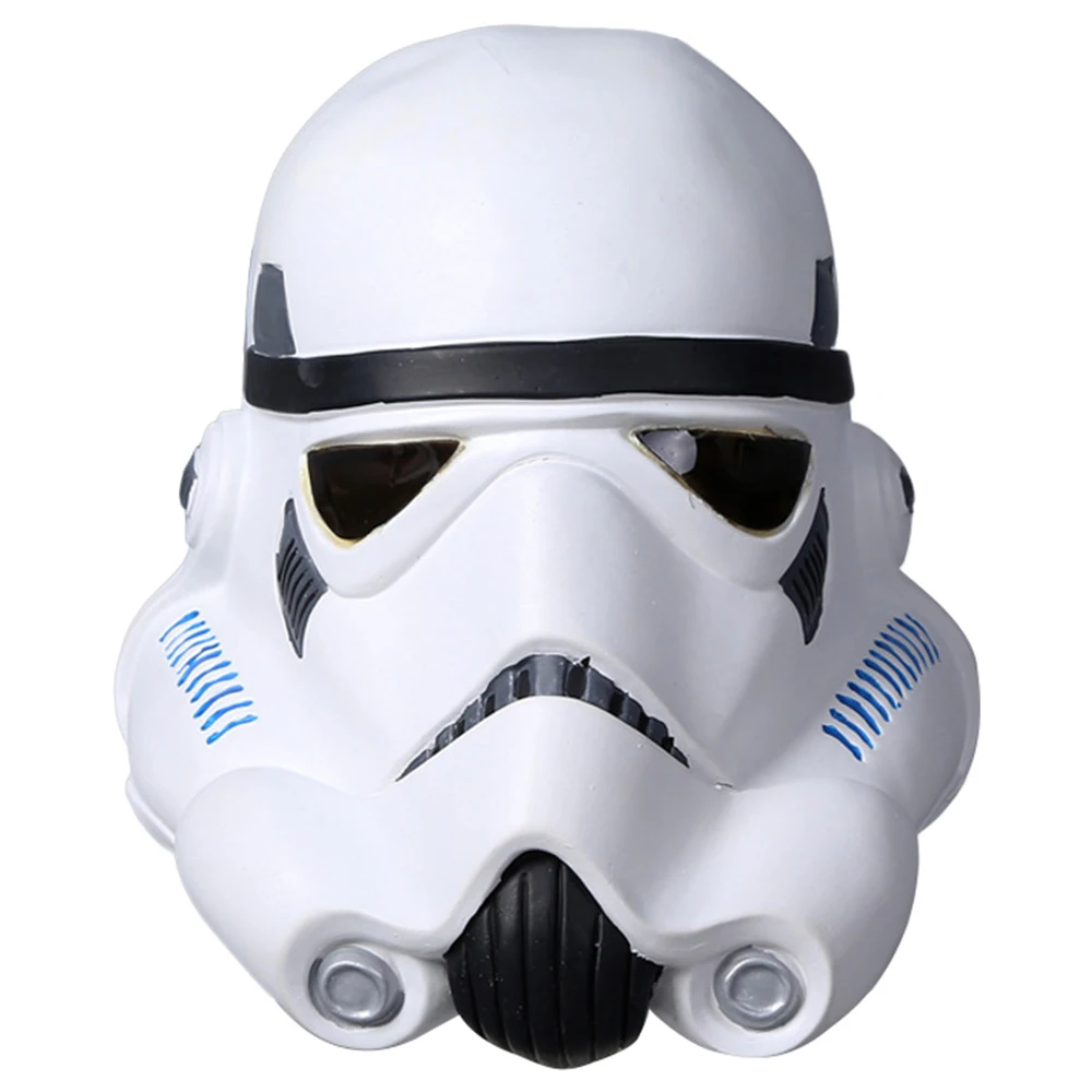 

Star Wars Cosplay Imperial Stormtrooper Mask Latex Helmet Storm Trooper Mask White Full Head for Adult Halloween Carnival Party