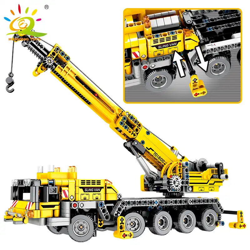 COGO Construction Truck Highway Repairs Builders Truck Blocks Building Set 263pc