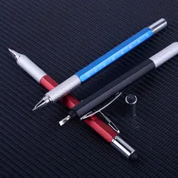 LETAOSK Новая Универсальная 3 шт. многоцелевая ручка универсальная шариковая ручка с линейкой уровня отвертка сенсорный экран