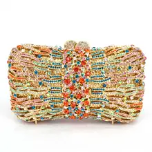 Роскошные женские сумки, дизайнерское ожерелье, вечерняя сумочка для женщин, свадебные вечерние сумочки для невесты, золото, с цепочкой 88601