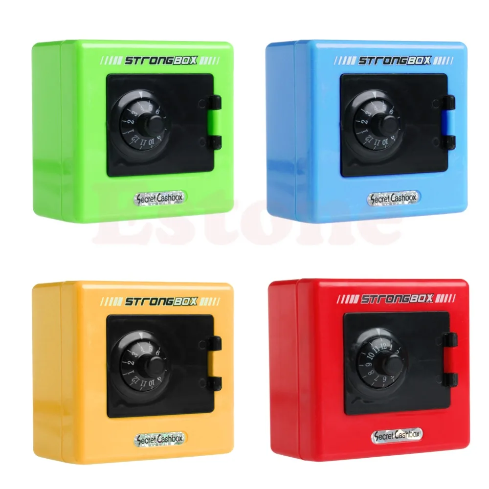 

S-home New Money Box Code Safe Coins Cash Square Saving Pot Piggy Bank Combination Lock MAR6