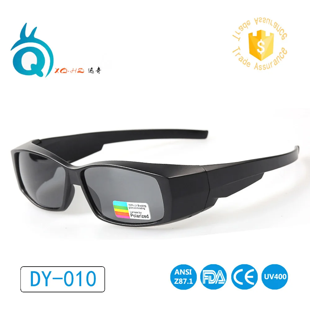 Горячая Акция UV400 подходят для защиты от солнца очки для мужчин поляризованные очки для рыбалки чехол унисекс солнцезащитные очки близорукость очки для женщин - Цвет: DY010 MATTE BLACK