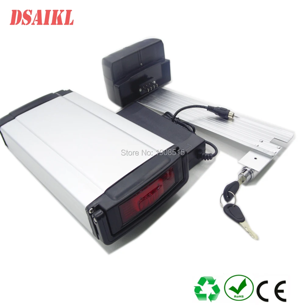 Flash Deal 24V 12ah rear rack style lithium ion battery pack for electric bicycle 3