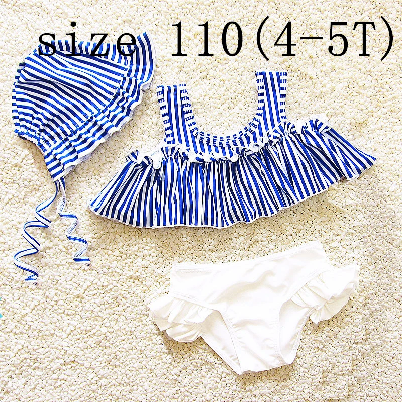Детская Плавание Одежда для девочек Дети ванный комплект маленьких детский костюм для плавания, для девочек Плавание одежда Летний ванный комплект стиль - Цвет: blue 110