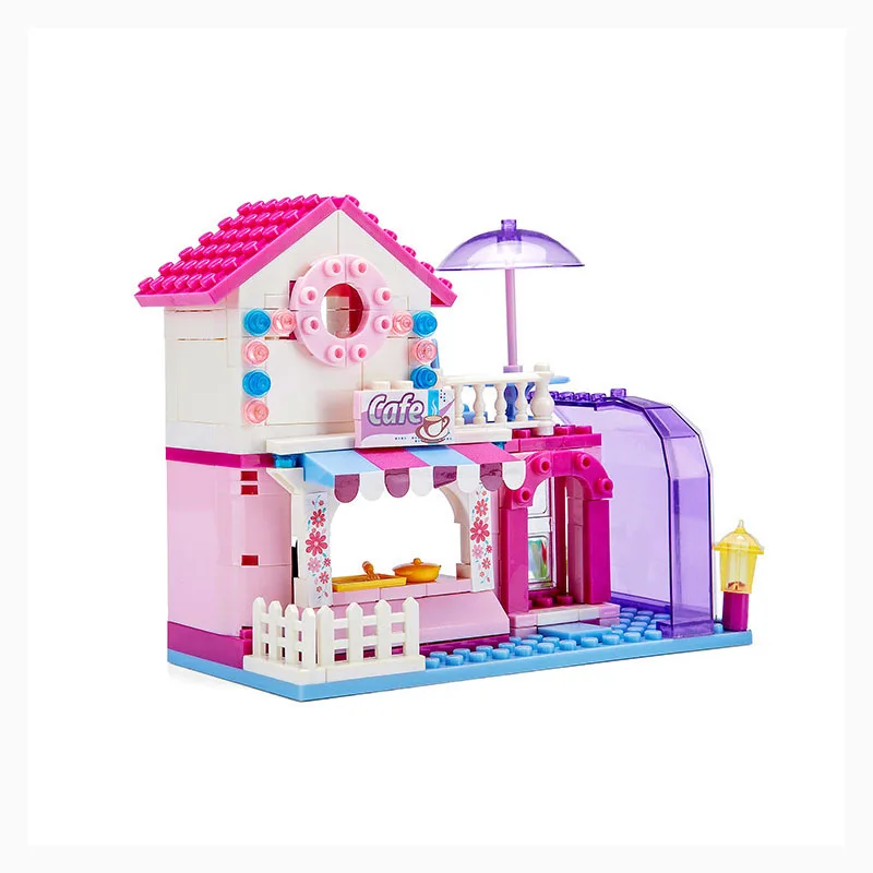 Bricolage домом Poupée poupée миниатюрный Avec Des Meubles En дом Miniaturas Jouets Pour Enfants Nouvelle|Блочные