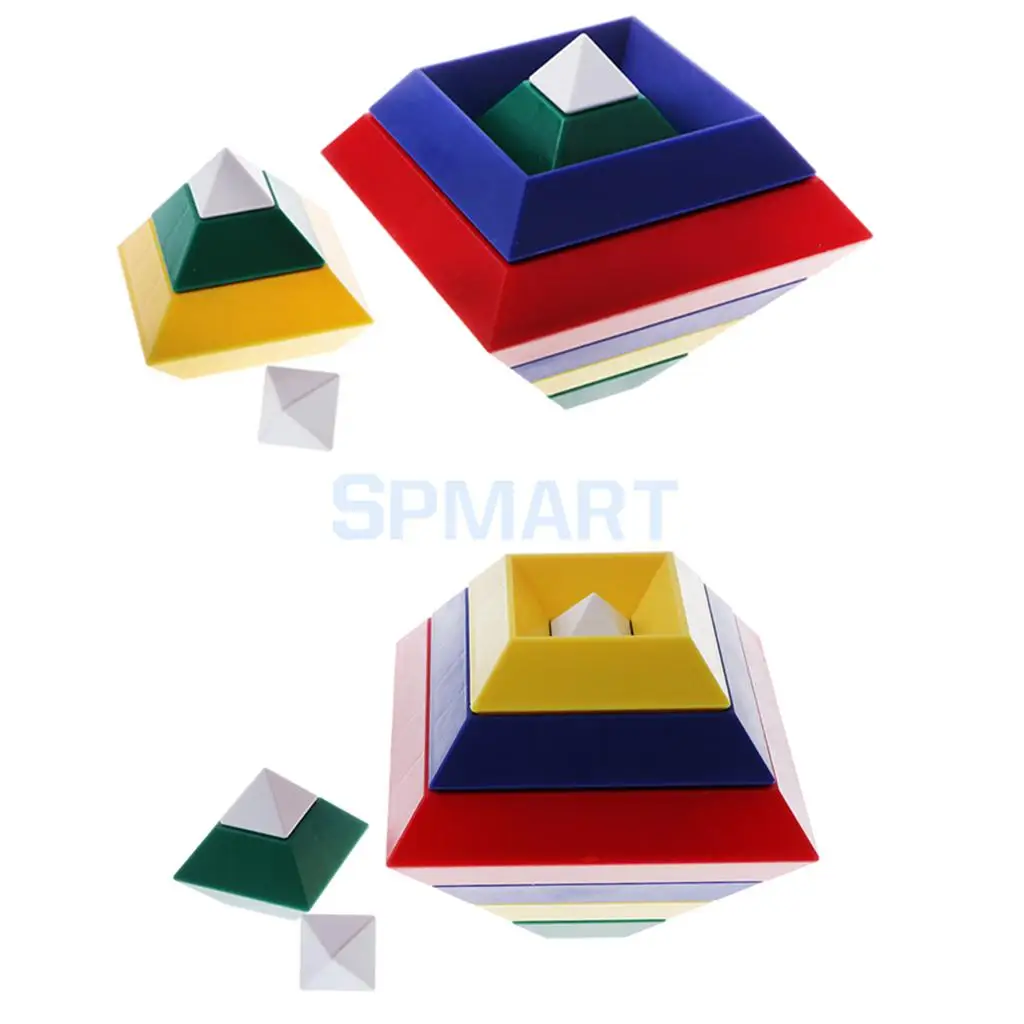 30 шт. Multi-изменение Пирамидка башня DIY строительные блоки укладки детские развивающие игрушки игровой набор