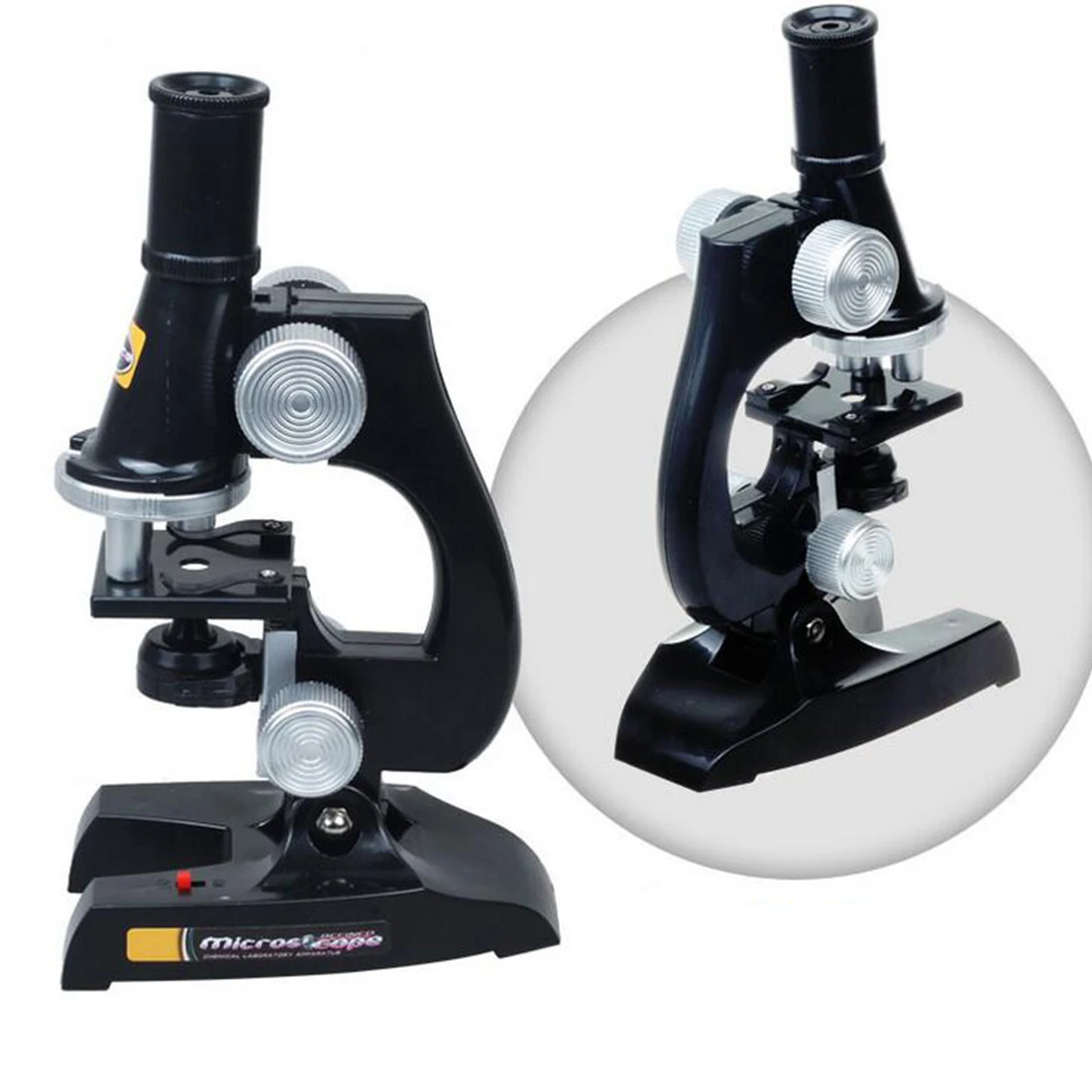 1pc Beneficial microscopes 100X 450X Home School Educational Toy Gift