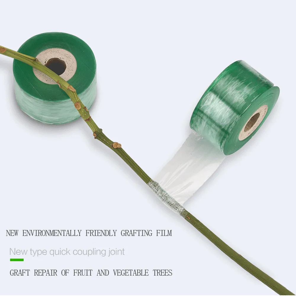Лента для прививания Водонепроницаемая прививочная лента прививка мембрана садовая Привязка пояс зеленые экологически чистые инструменты для сада#4p08