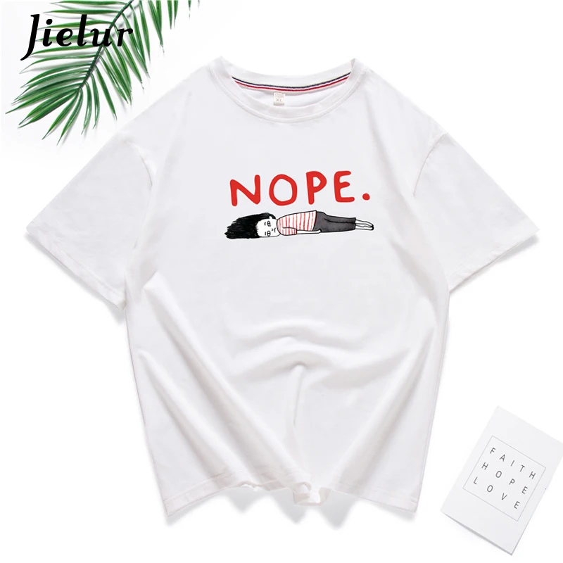 Jielur 9 Color Ulzzang divertido T camisas de Verano carta no imprimir Camisetas Mujer Verano 2019 M-XXL Mujer T camisa Mujer dropship Jielur 9 Color Ulzzang divertido T camisas de Verano carta no imprimir Camisetas Mujer Verano 2019 M-XXL Mujer T camisa Mujer dropship