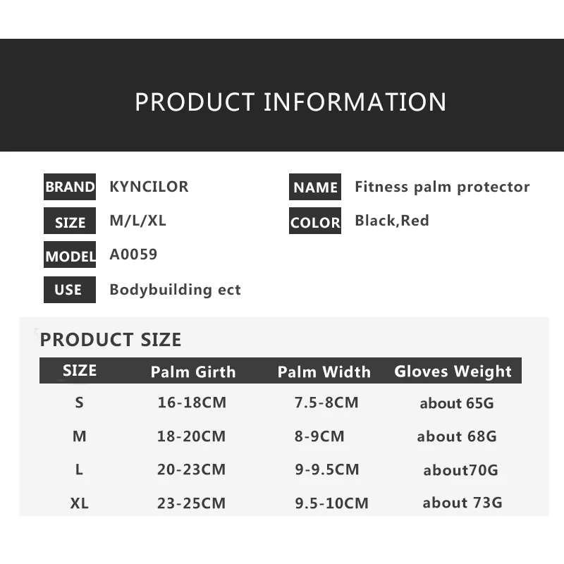 Gym Gloves Heavyweight Sports Exercise Weight Lifting Gloves Body Building Training Sport Fitness Gloves For Fiting Cycling