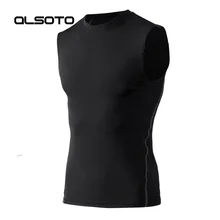 Летние для мужчин спортивный жилет сплошной цвет бег фитнес быстросохнущие Топы корректирующие без рукавов пикантные плюс разме