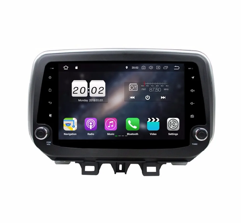 Best 1024*600 HD 9" Quad Core Android 8.1 Car Audio DVD Player for Hyundai IX35 Tucson 2018 Radio GPS WIFI Bluetooth Mirror link USB 1