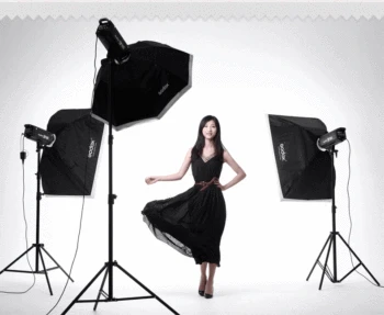 

Adearstudio 300w softbox photography light studio set photographic equipment studio flash set CD50