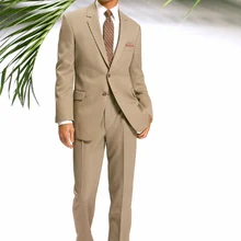 Топ pouplar хаки Жених Смокинги для женихов Для мужчин выпускного вечера костюм Индивидуальный заказ(куртка+ Брюки для девочек+ галстук+ платок) высота: 004