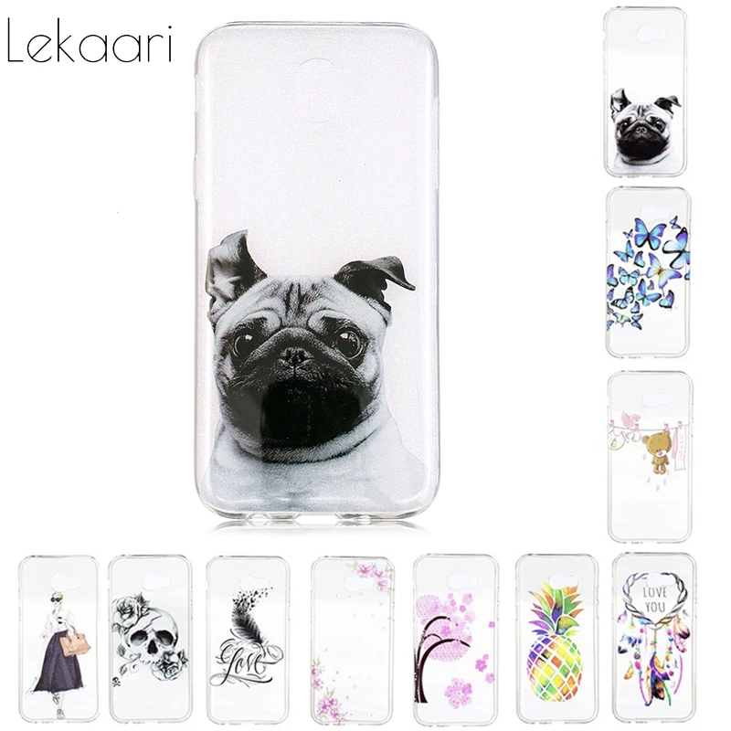 Cute Clear Case for Samsung Galaxy J3 J5 J7 2017 Cover Silicone J330 J530 J730 EU Asia Version Coque Fundas |