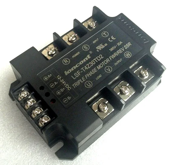 

Three-phase AC Motor Forward and Reverse Solid State Relay Module 30A