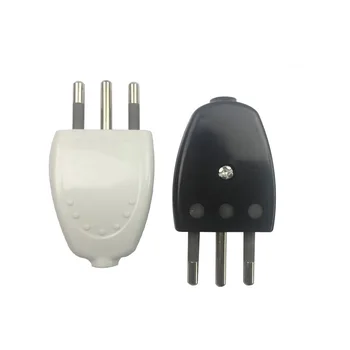

5PCS 250V Italy Power Plug Socket 10A Italy standard Detachable Wiring Connection Plug Rotatable 90 Degree Plug