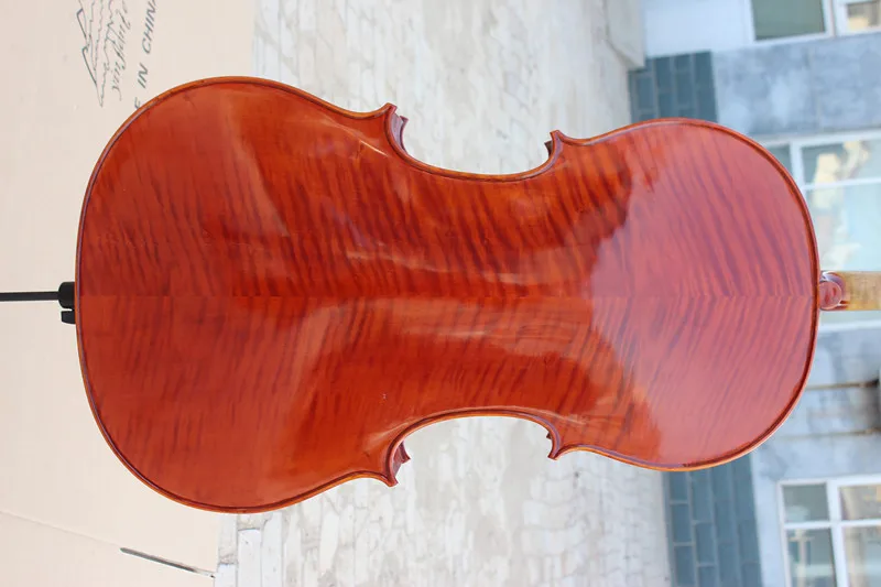 

4/4 Cello old Maple Spruce Nice Finished Powerful Sound Master #08-306