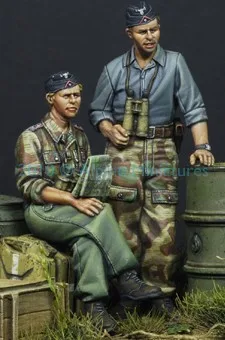 Немецкая Экипировка Panzer в масштабе 1:35 Летний набор (2 фигурки)|panzer crew|german panzergerman
