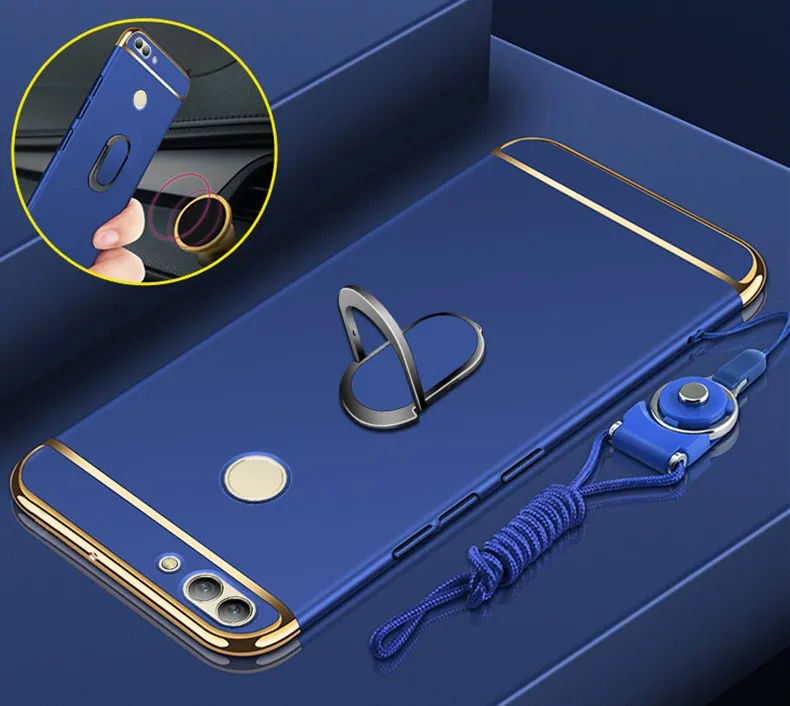 Чехол для Huawei P Smart жесткий чехол с покрытием Z 2019 Plus металлический автомобильный