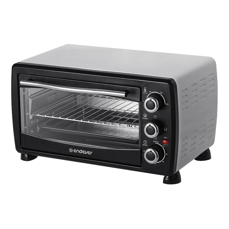 Мини-печь Endever Danko 4008 (Мощность 1500 Вт, объем 18 л, регулировка температуры, макс.температура 250°С, таймер до 60 минут)