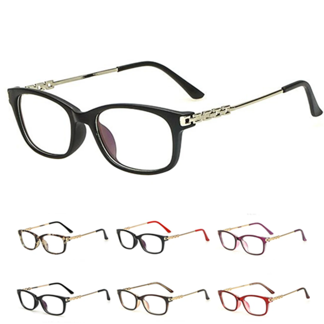 Metal Eyeglasses Frame Fashion Designed Men Women Fashion ...