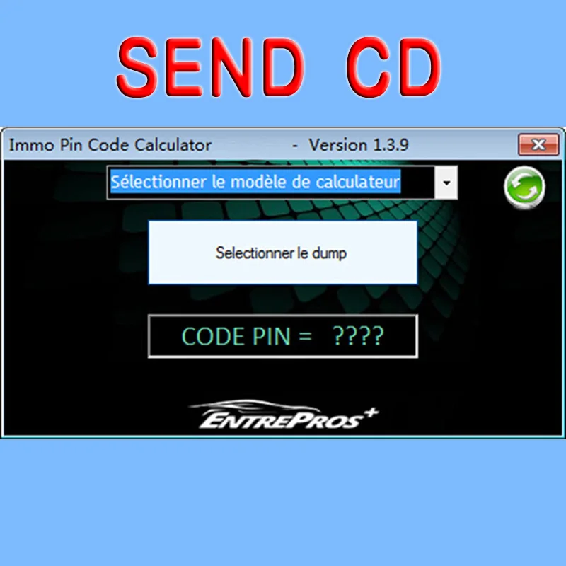 IMMO Pin-код калькулятор V1.3.9 для Psa Opel Fiat Vag - Цвет: send cd