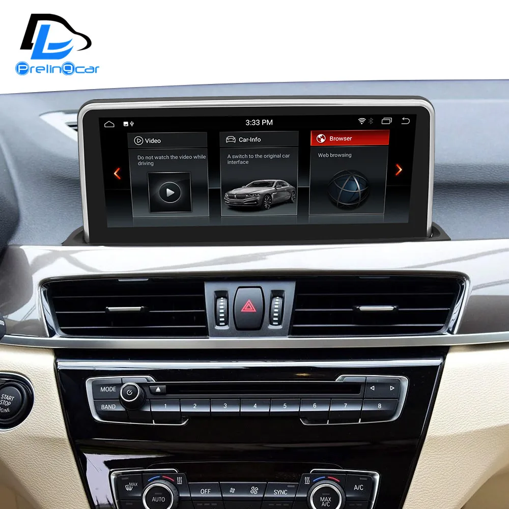 Excellent android 8.1 8 core dvd player for For BMW X1 Series F48 E84 CIC EVO NBT system10.25 auto radio gps navigation multimedia 2