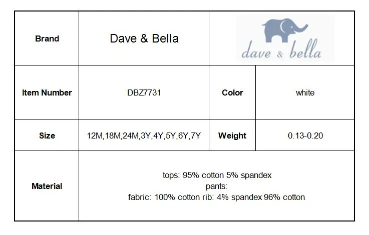 Dave bella/летние комплекты одежды для малышей Одежда с принтом для мальчиков детская футболка+ шорты комплекты из 2 предметов одежда для малышей DBZ7731