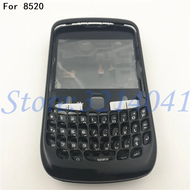 

Good quality Original Full Housing For Blackberry Curve 8520 Complete Cover Case Replacement + Logo Black/White