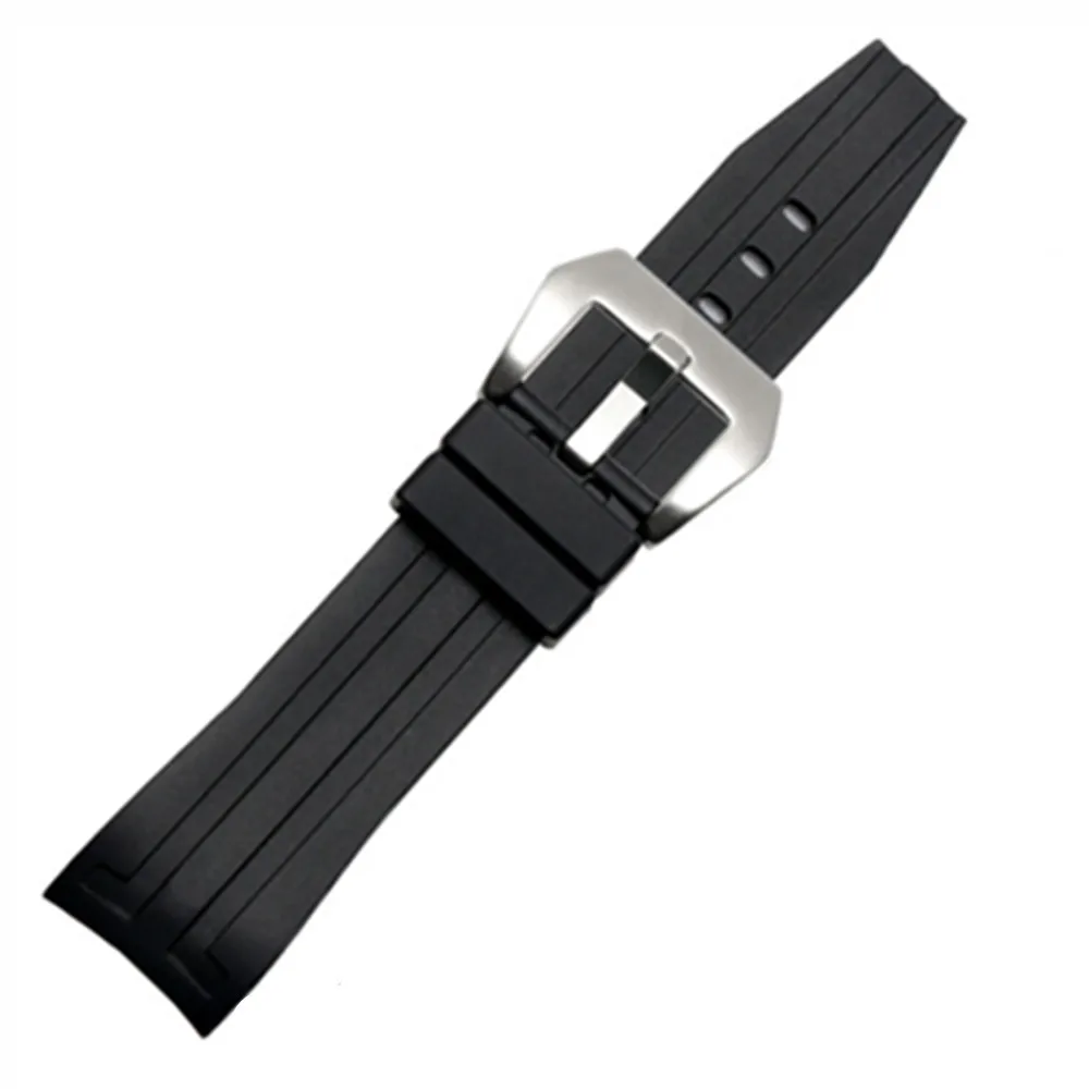23 мм водонепроницаемый ремешок для часов Ремешок для Tissot Кутюрье T035 T035617 T035627 T055 ремешок для часов+ инструмент - Цвет ремешка: sliver buckle