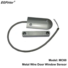 Охранной сигнализации проводной двери Сенсор переключатель Roll магнитный сигнализации Сенсор индукции дверь магнитный переключатель нормально закрытый Выход