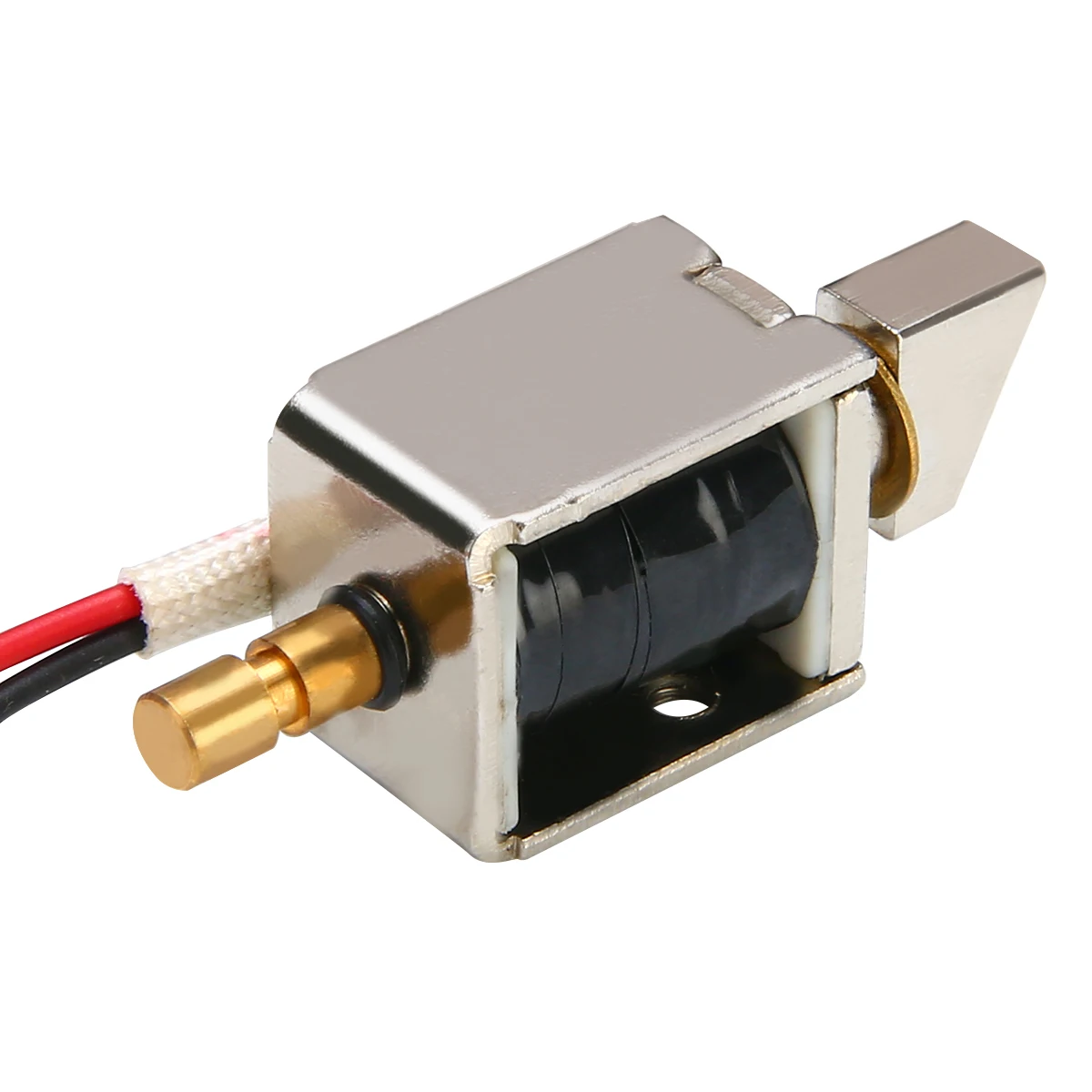 DC12V 0.5A Electronic Door Gate Solenoid Lock Push-Pull Cylindrical Cabinet Door Lock Stroke Access Control Electric Lock