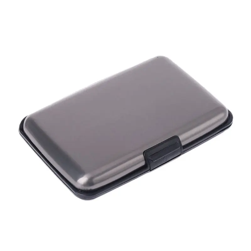 Мужской женский алюминиевый кошелек ID Бизнес кредитный держатель для карт кошелек мини Карманный чехол