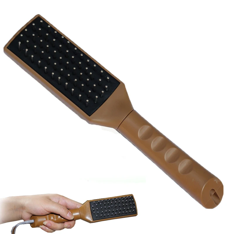 Микро-ток dlectrode расческа массажер для головы Расческа Щетка лечения выпадения