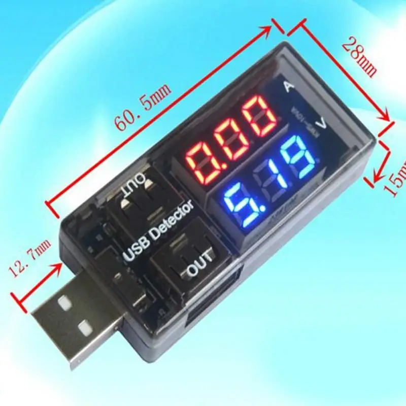 

New Universal Electronics Testing Meter USB Charger Doctor Current Voltage Charging Detector Battery Voltmeter Ammeter