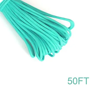 

50FT/100FT Candy Color Camouflage 550 Camping Hiking Rope Parachute Paracord 4MM 7inner Strands Jewelry Making Paracord Bracelet
