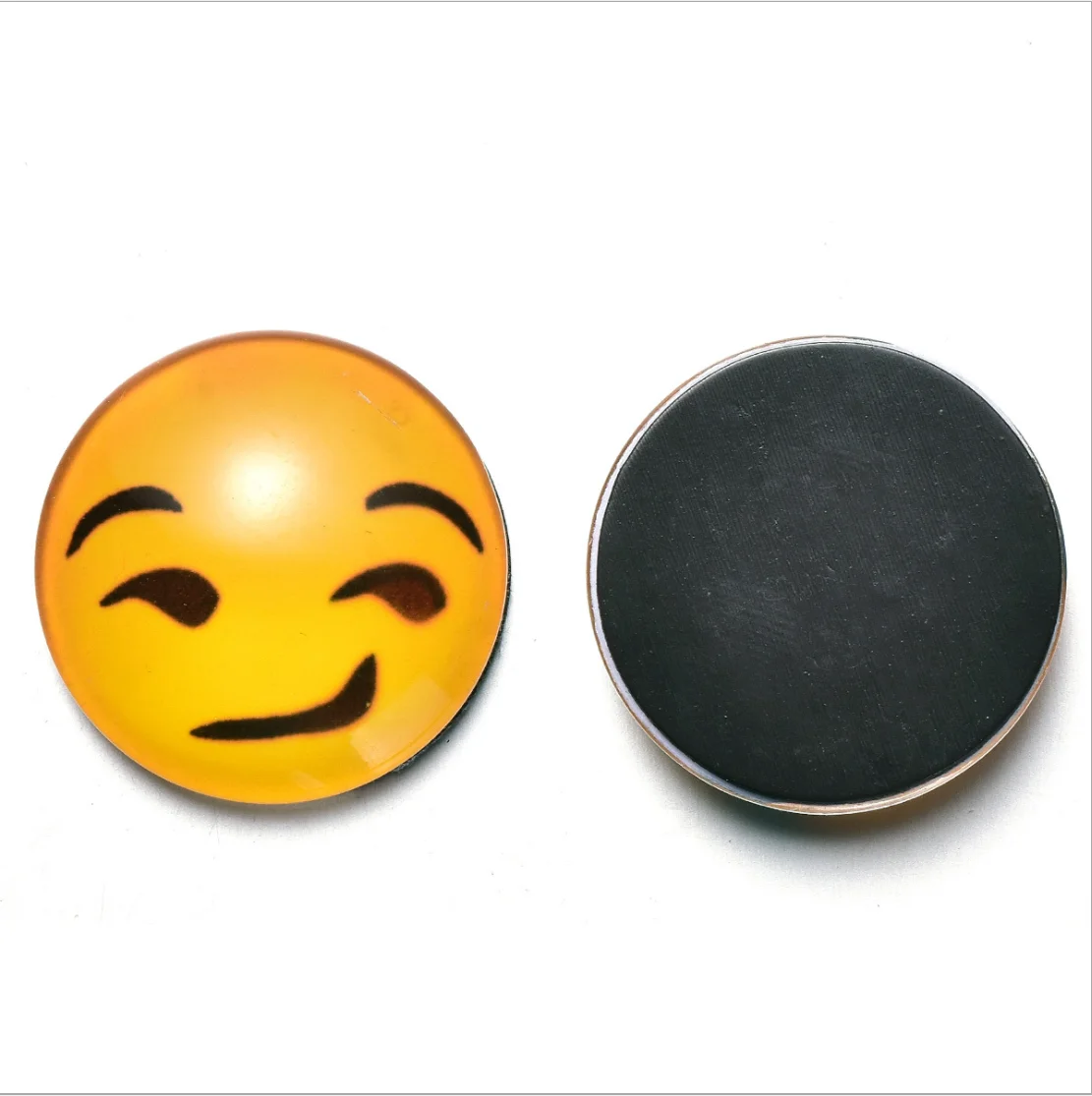 

New Lovely Smiling Expression Creative Refrigerator Magnet 3D Fridge Magnet Sticker Emoticon Home Decoration Gift Accessories