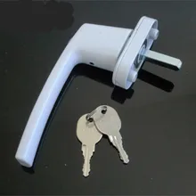 Universal Aluminium Ramen Handvat Safe Security Key Locking Venster Handvat Voor Dubbele Beglazing Vergrendelingen Deurklink Hardware