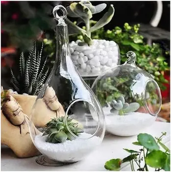 

Crystal Glass Vase 15cm Cone 9cm Lobbing Hydroponic Flower Ball Fashion Floor Vase Transparent Household Glass Modern Mousse 013