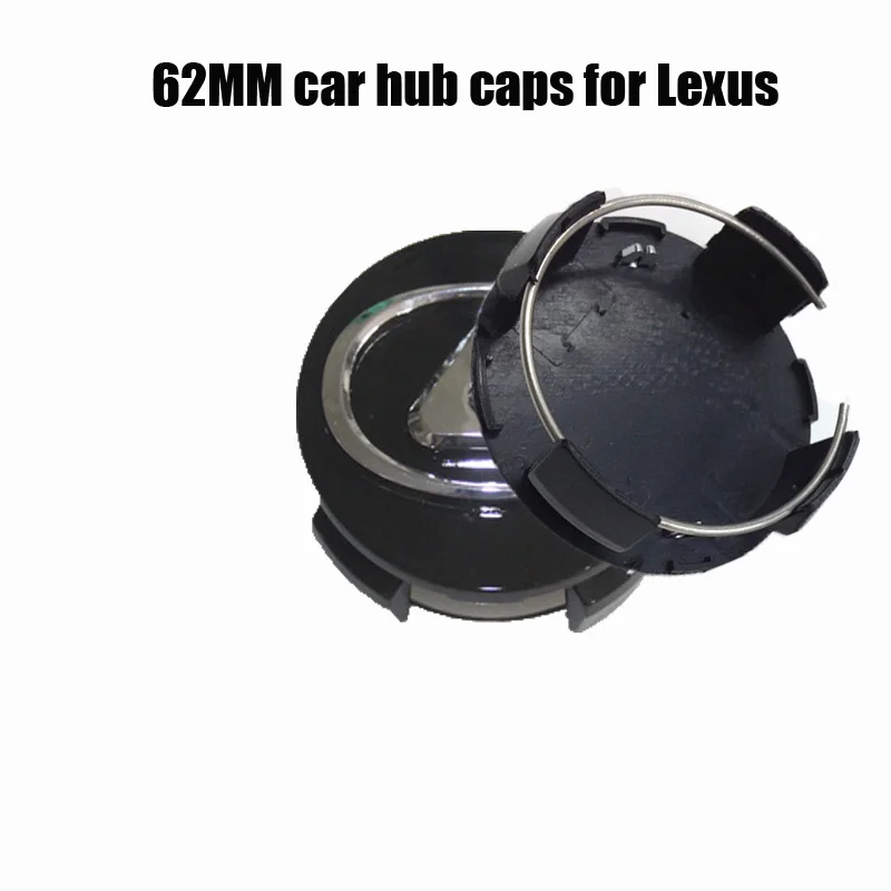 

4pcs 56MM 62MM Wheel Center Hub Caps Cover For Lexus Automobile Dust Cover Wheel Hub Cover Hub Cap Car Styling Auto Accessories