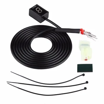 

Motorcycle Mount 6 Speed Digital Gear Indicator Display ECU Plug for Honda CB400F CB500X CB650F