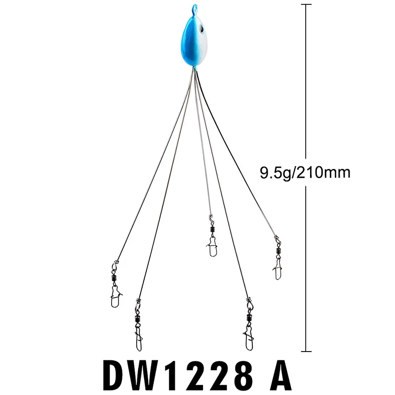 Зонтик, рыболовная приманка, 5 рук, Alabama Rig, головка, плавающая приманка, рыболовная группа, приманка, защелкивающиеся поворотные рыболовные снасти