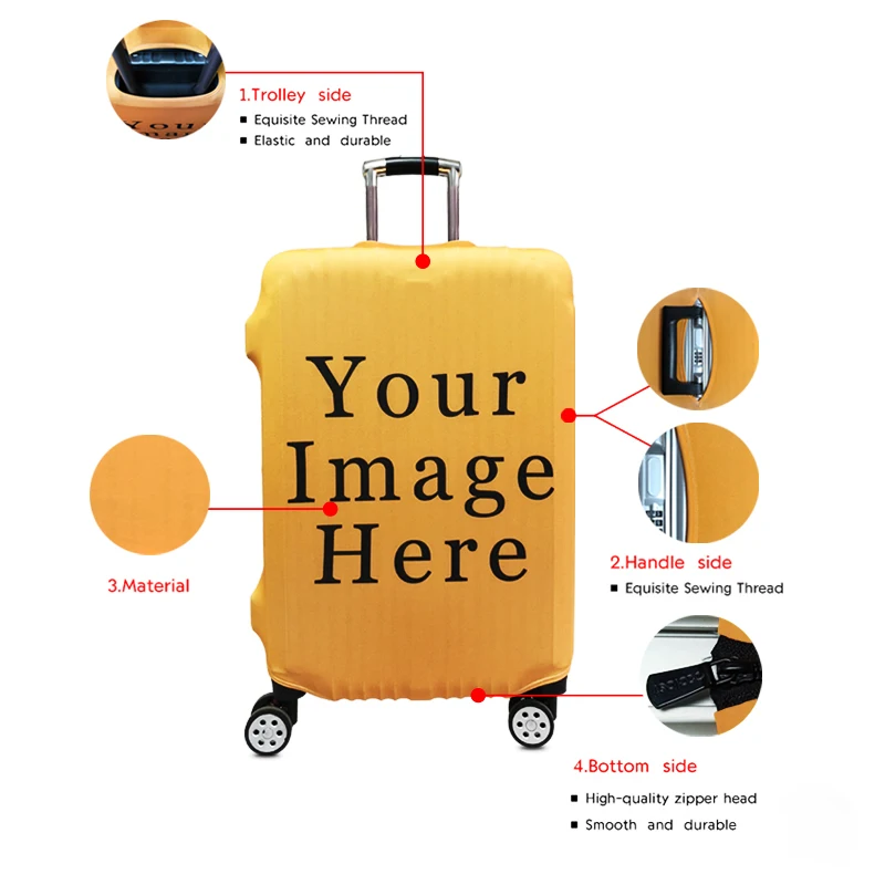 personalised travel luggage