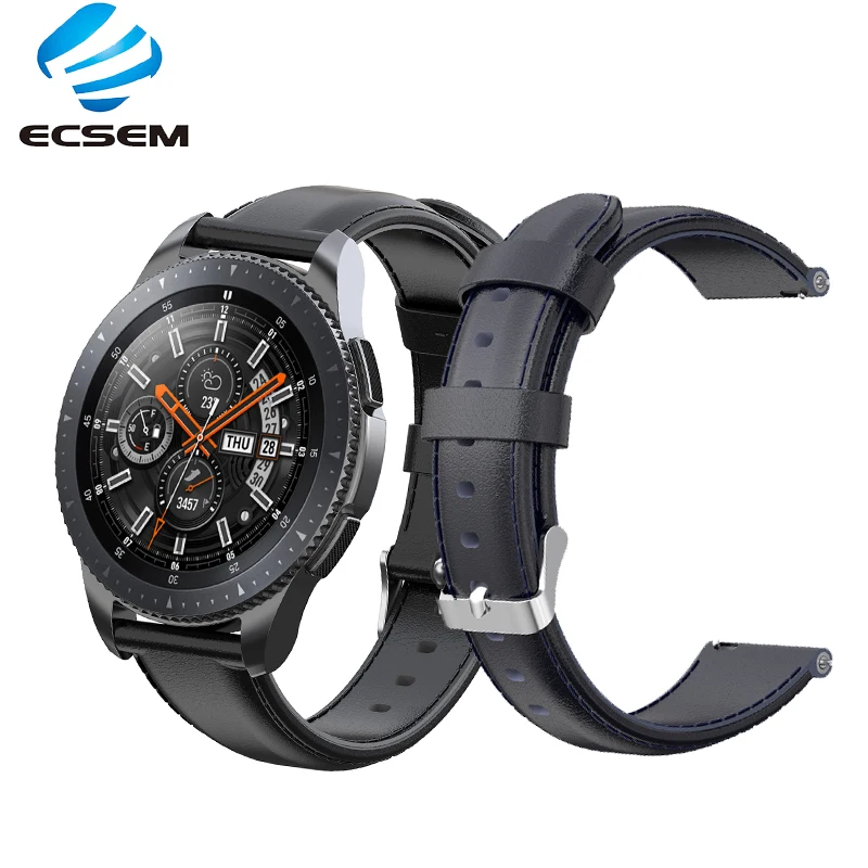 Масло воск кожаный ремешок для samsung gear S3 Смарт-часы аксессуары ремешок замена Браслет для gear 2 Neo браслет