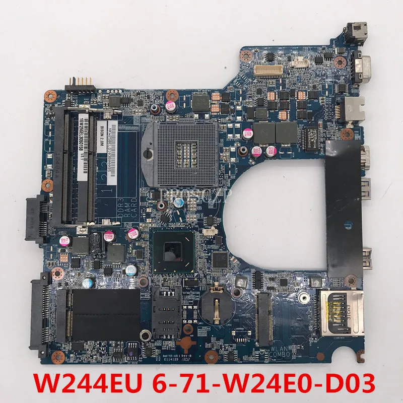 Материнская плата для ноутбука W244EU 6-71-W24E0-D03 рабочая бесплатная доставка |
