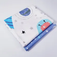 2 шт./лот, дышащая саржевая ткань, хлопковая Лоскутная Ткань для рукоделия, шитье, стеганное одеяло, жировые кварталы, материал для ребенка и ребенка, простыня