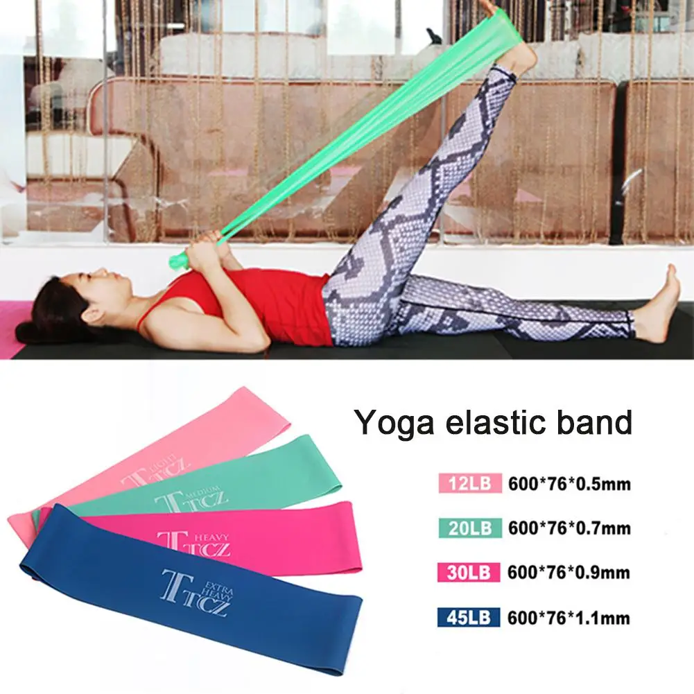1pc Resistance Bands Rubber Band Workout Fitness Gym Equipment Rubber