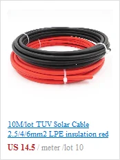 Универсальный Тип 10 пара/лот MC4 разъем мужской и женский внутри основной использовать для солнечного кабеля подключения медных контактов