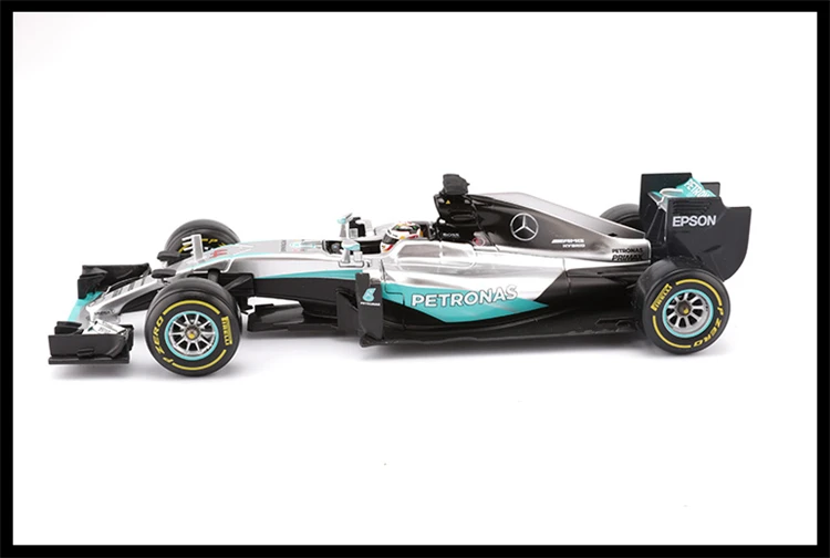 Bburago 1:18 сплав автомобиль Формула 1 гоночный автомобиль модель Гамильтон 44 Rosberg 6 спортивные автомобили игрушки дети мальчик подарок